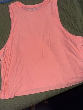 Old Navy Coral-Pink Muscle Tank Top